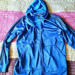 Adidas Men's Zip Up Hoodie Large